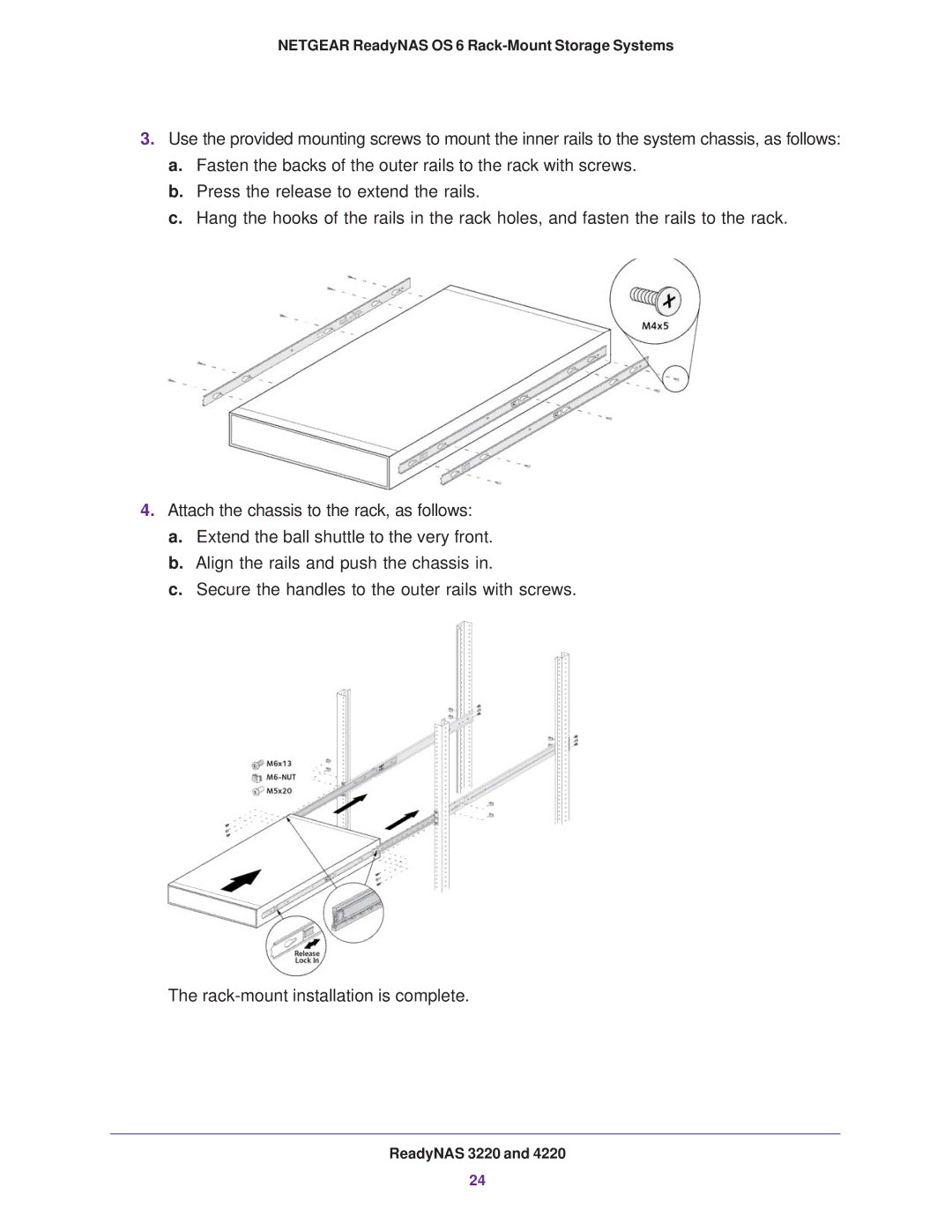 NETGEAR READYNAS 4220, READYNAS 2120, READYNAS 3220 manual Netgear ReadyNAS OS 6 Rack-Mount Storage Systems 