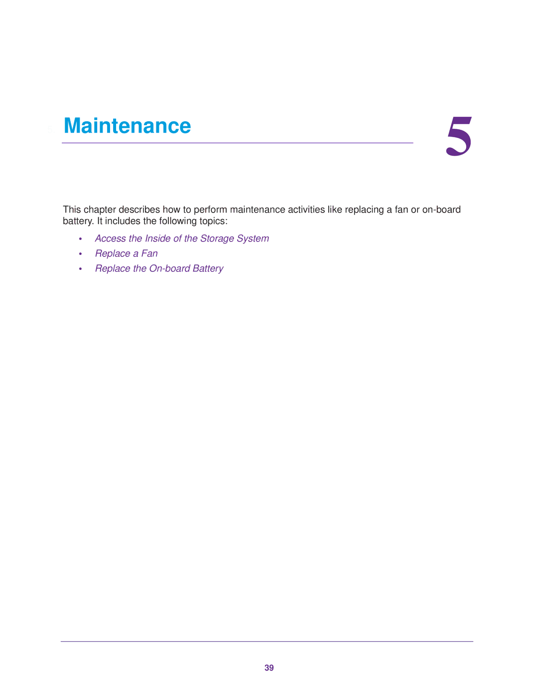 NETGEAR READYNAS 4220, READYNAS 2120, READYNAS 3220 manual Maintenance 