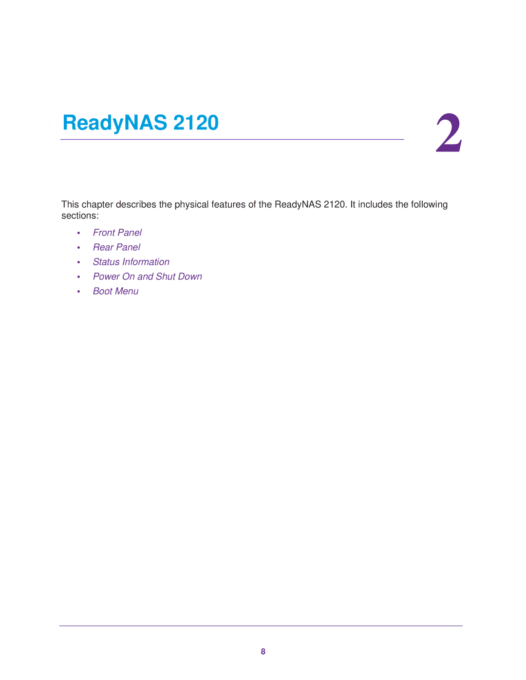 NETGEAR READYNAS 3220, READYNAS 4220, READYNAS 2120 manual ReadyNAS 