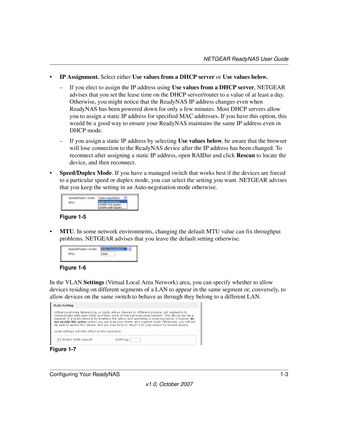 NETGEAR RN10400100NAS, RN31400-100NAS, RN10223D-100NAS, RN31441E-100NAS manual Netgear ReadyNAS User Guide 