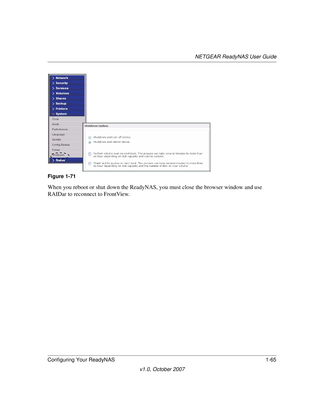 NETGEAR RN10223D-100NAS, RN31400-100NAS, RN31441E-100NAS, RN10400100NAS manual Netgear ReadyNAS User Guide 