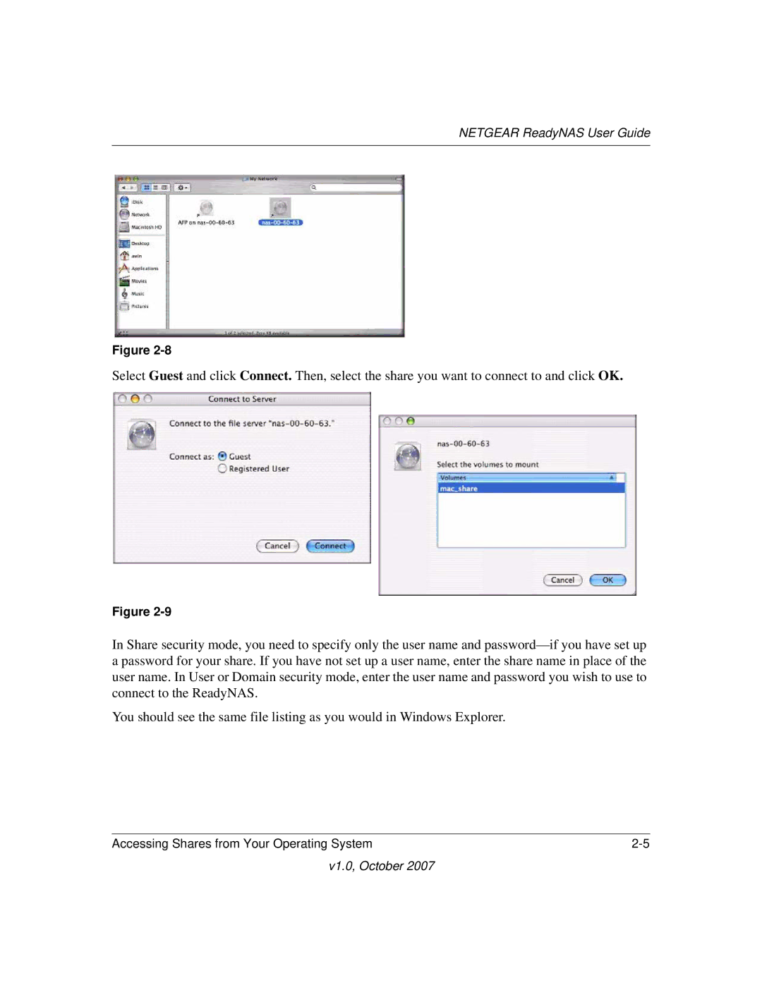 NETGEAR RN10400100NAS, RN31400-100NAS, RN10223D-100NAS, RN31441E-100NAS manual Netgear ReadyNAS User Guide 