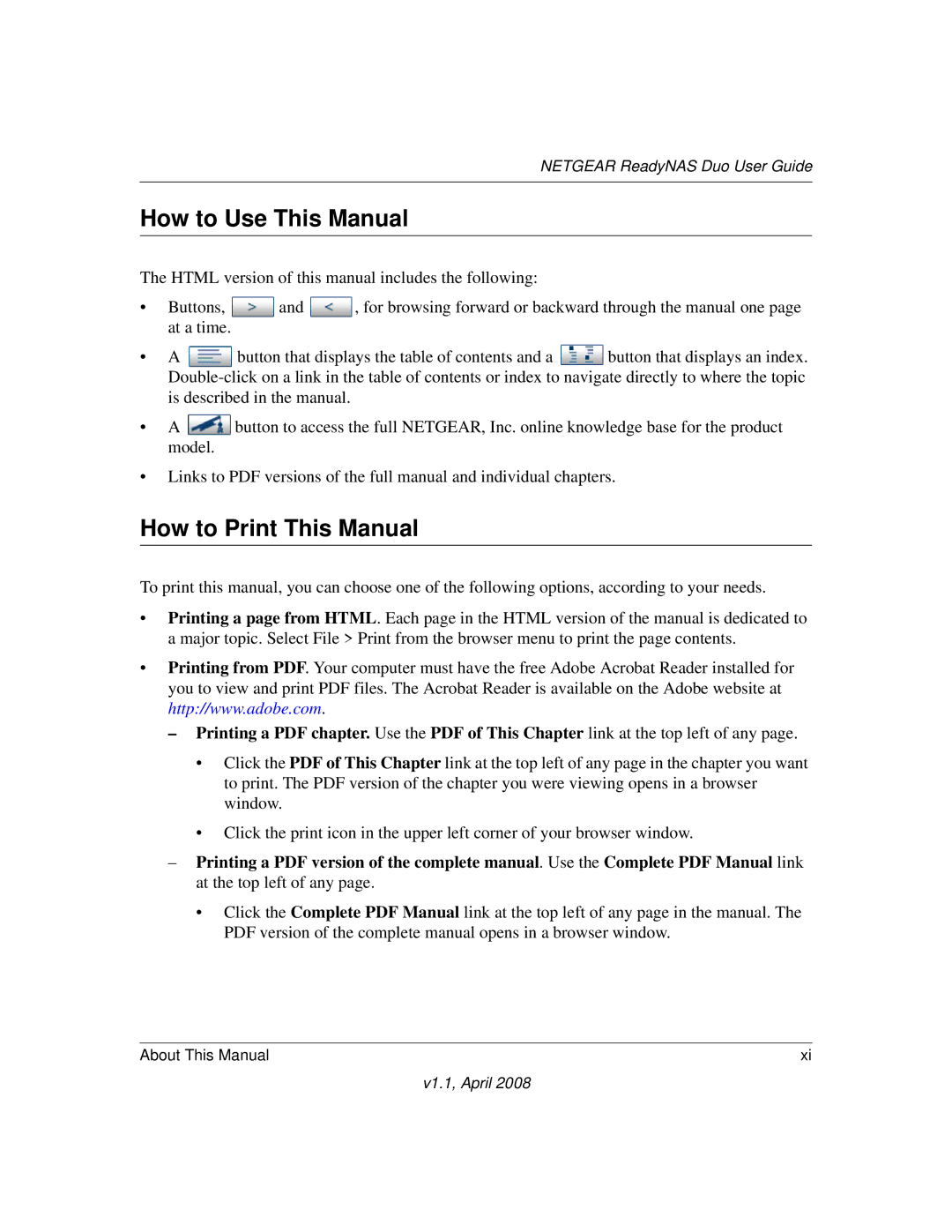 NETGEAR RND2110, RND 2175 manual How to Use This Manual, How to Print This Manual 