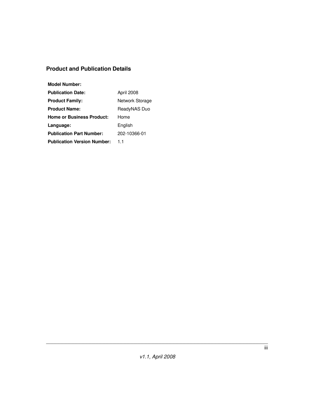 NETGEAR RND2110, RND 2175 manual Product and Publication Details 