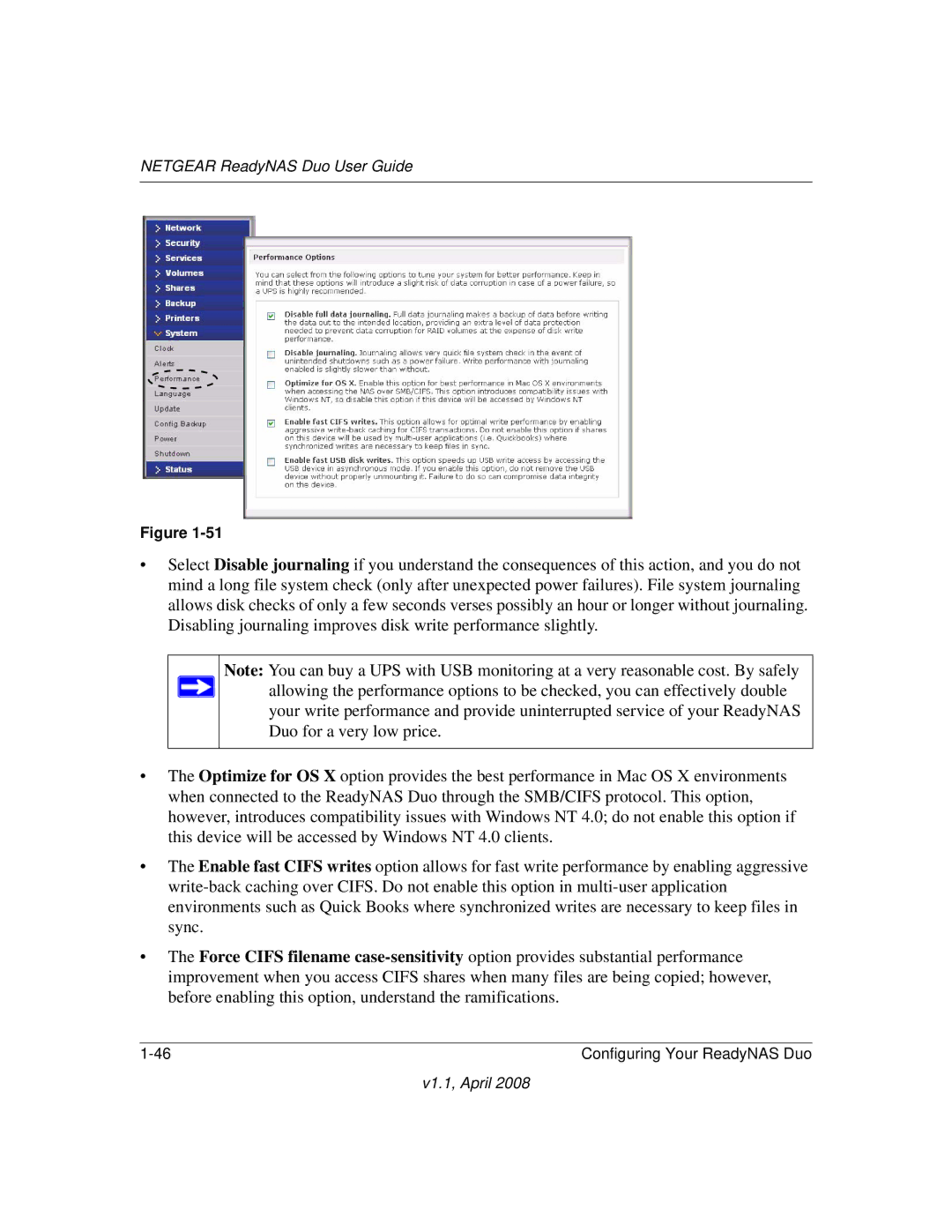 NETGEAR RND 2175, RND2110 manual Netgear ReadyNAS Duo User Guide 