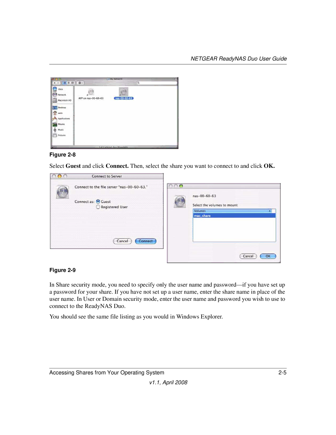 NETGEAR RND2110, RND 2175 manual Netgear ReadyNAS Duo User Guide 