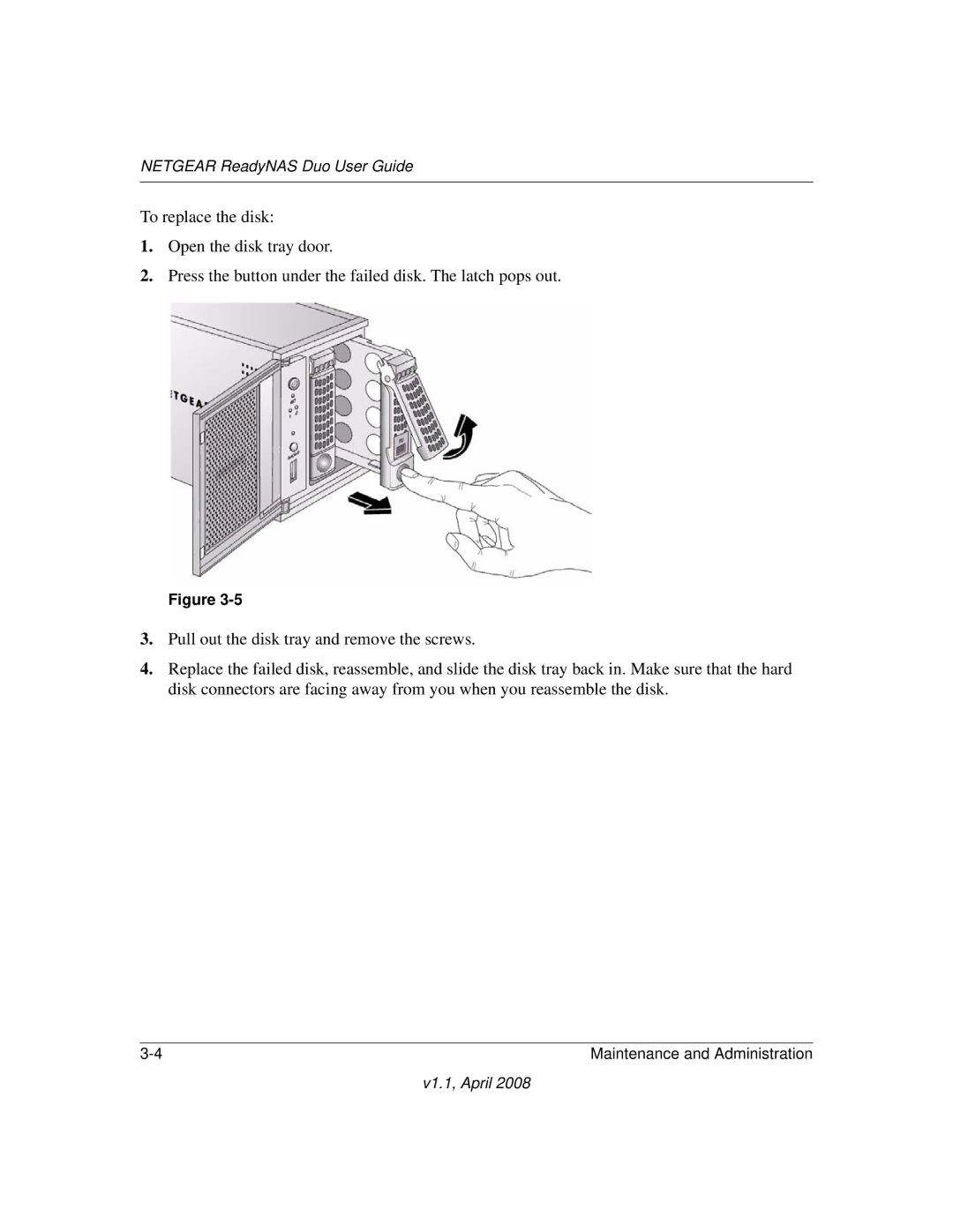 NETGEAR RND 2175, RND2110 manual Netgear ReadyNAS Duo User Guide 