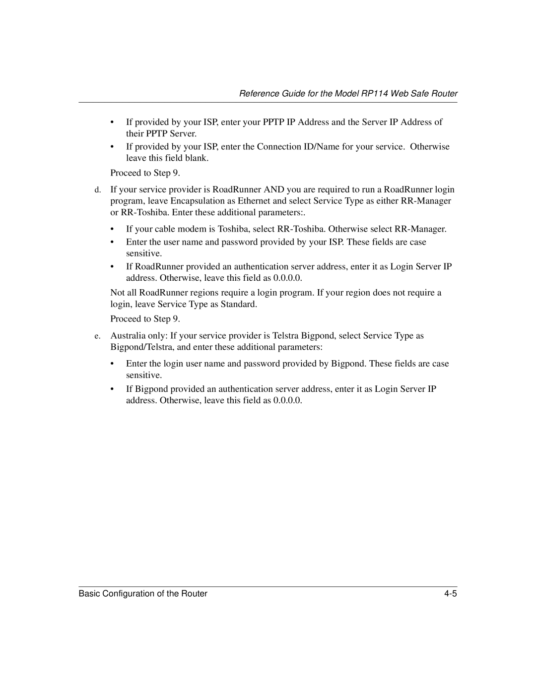 NETGEAR manual Reference Guide for the Model RP114 Web Safe Router 