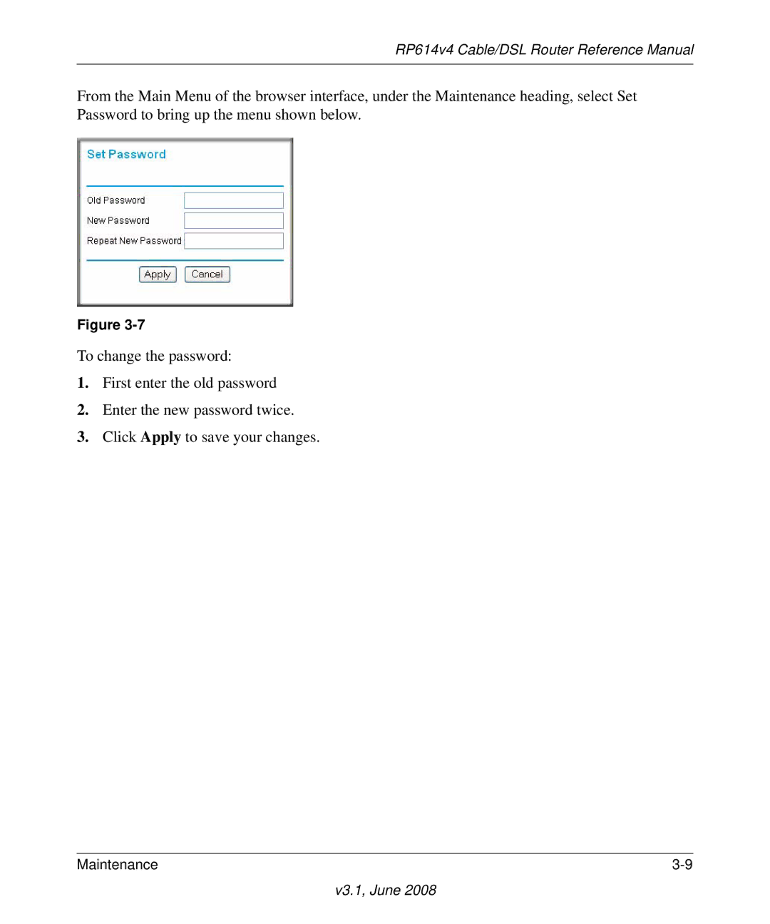 NETGEAR RP614 v4 manual RP614v4 Cable/DSL Router Reference Manual 