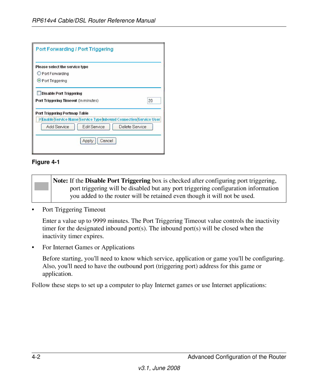 NETGEAR RP614 v4 manual Advanced Configuration of the Router 