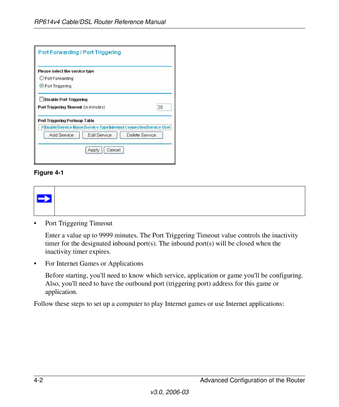 NETGEAR RP614v4 Cable/DSL Router manual Advanced Configuration of the Router 