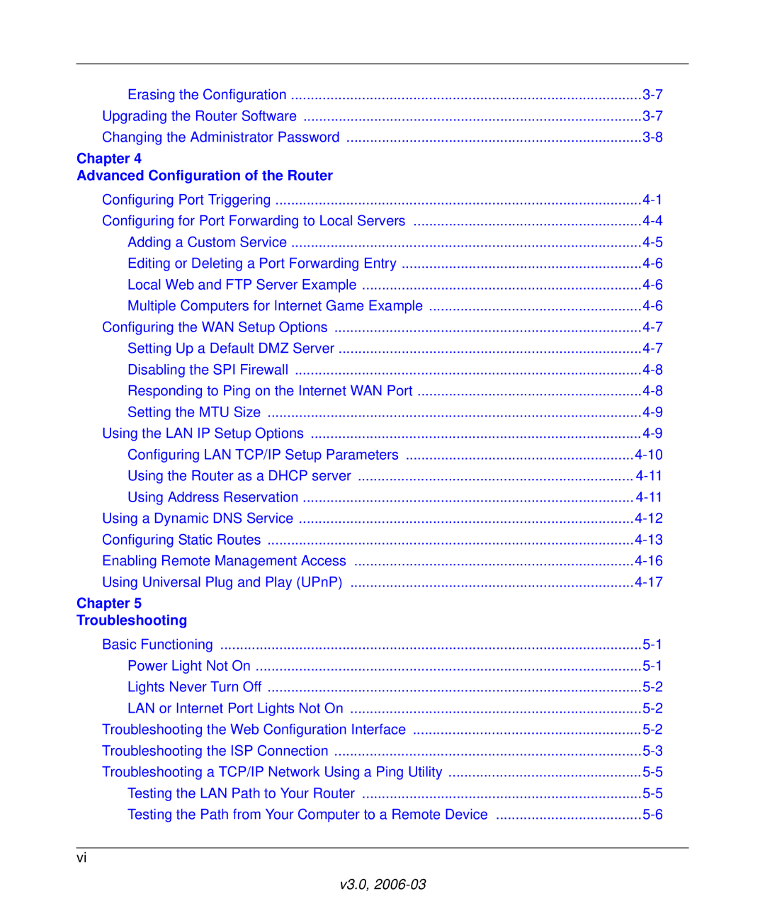 NETGEAR RP614v4 Cable/DSL Router manual Chapter Advanced Configuration of the Router 