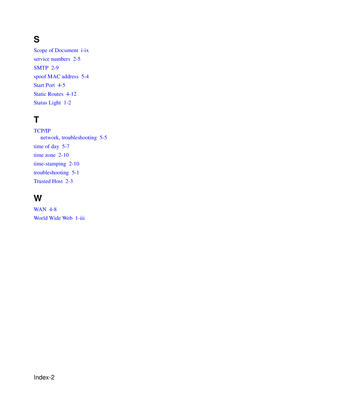 NETGEAR RP614v4 Cable/DSL Router manual Index-2 