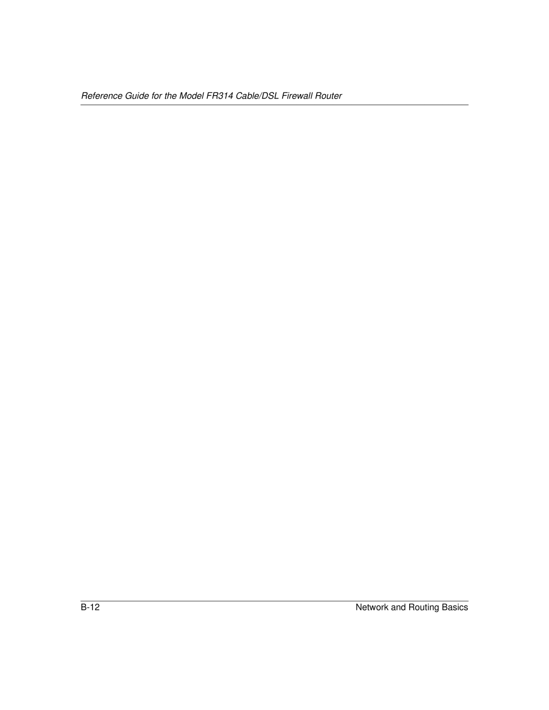 NETGEAR RT314, RT311 manual Network and Routing Basics 