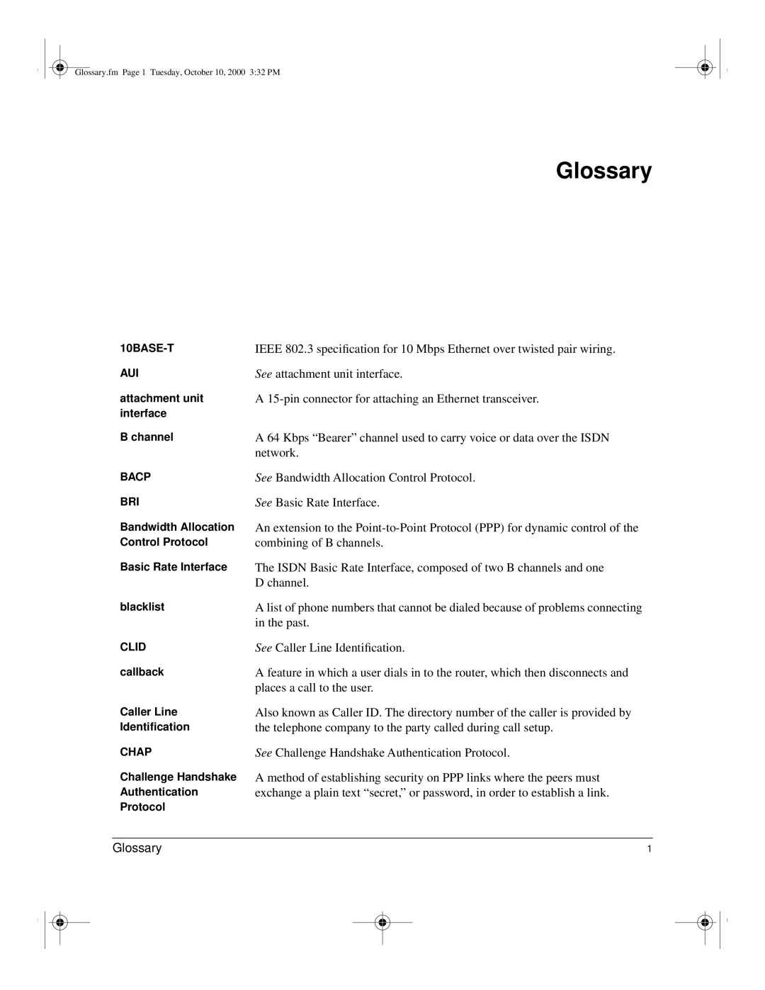 NETGEAR RT328 manual Glossary 