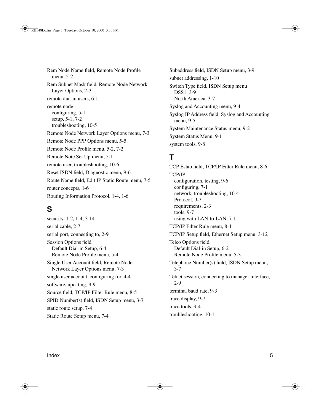 NETGEAR RT328 manual Tcp/Ip 