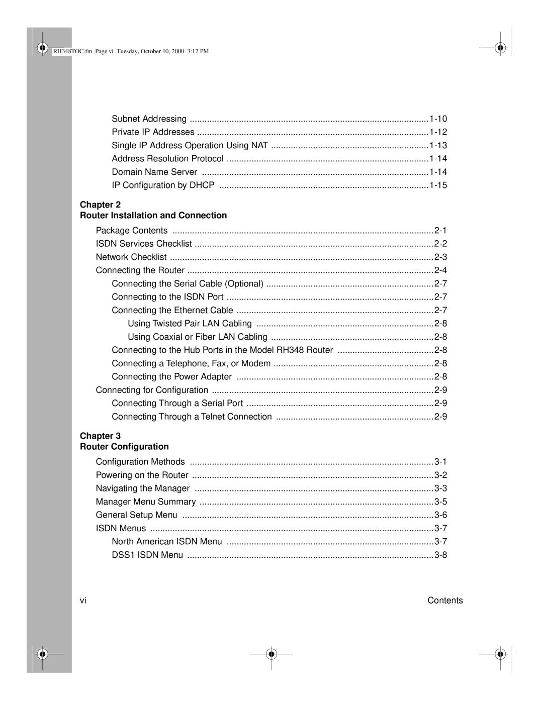 NETGEAR RT328 manual Chapter Router Installation and Connection, Chapter Router Conﬁguration 