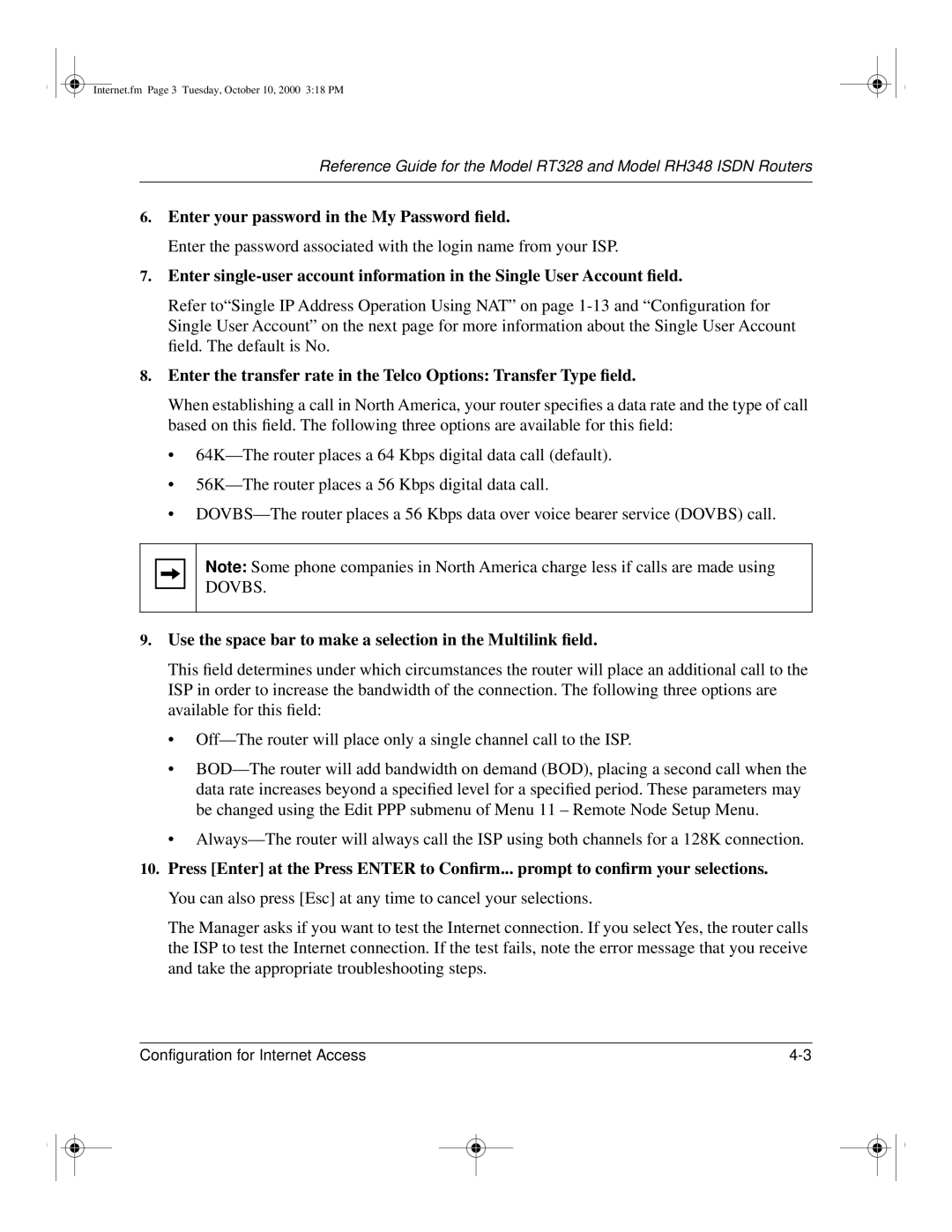 NETGEAR RT328 manual Enter your password in the My Password ﬁeld 