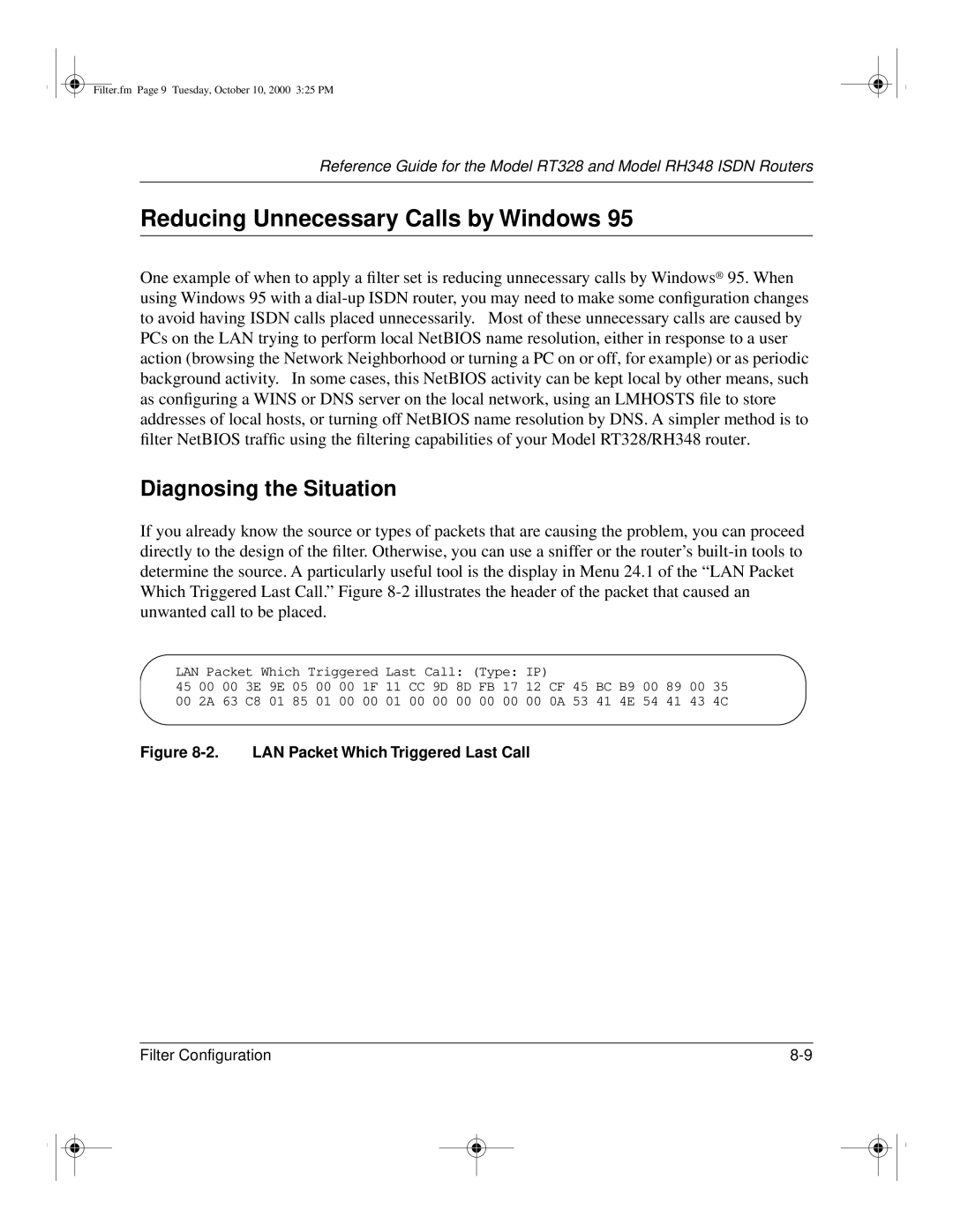 NETGEAR RT328 manual Reducing Unnecessary Calls by Windows, Diagnosing the Situation 