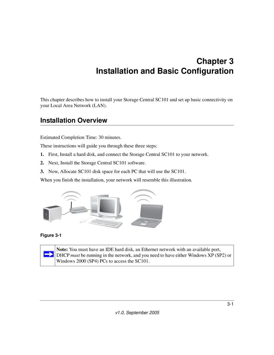 NETGEAR SC101 manual Chapter Installation and Basic Configuration, Installation Overview 