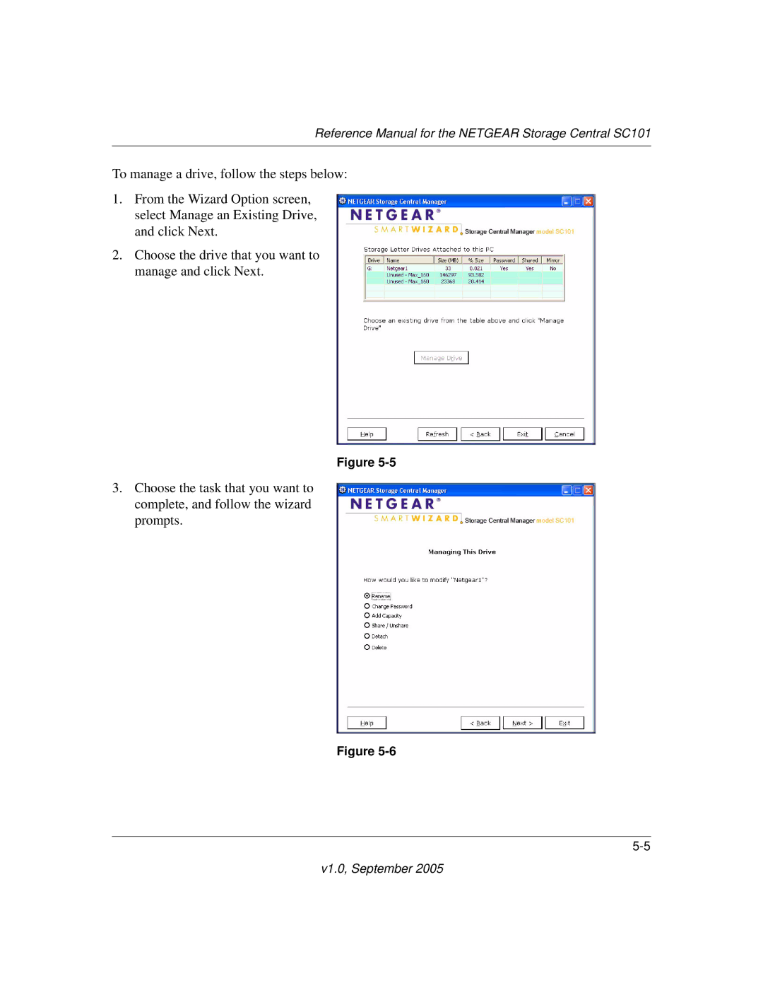 NETGEAR manual Reference Manual for the Netgear Storage Central SC101 