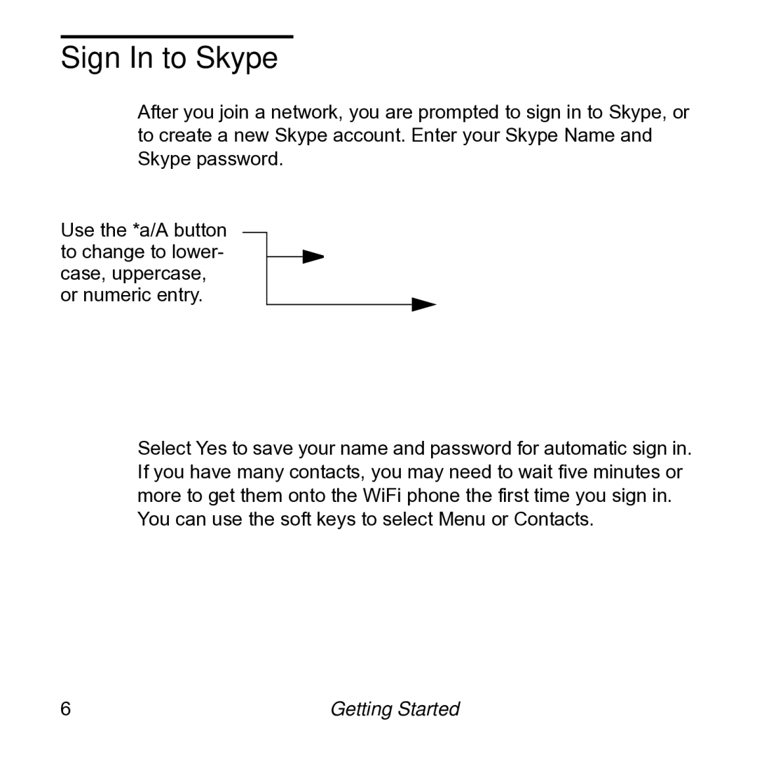 NETGEAR SPH101 manual Sign In to Skype 