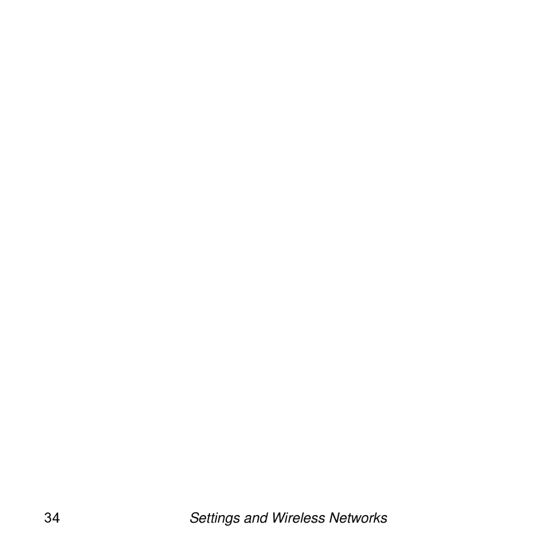 NETGEAR SPH101 manual Settings and Wireless Networks 