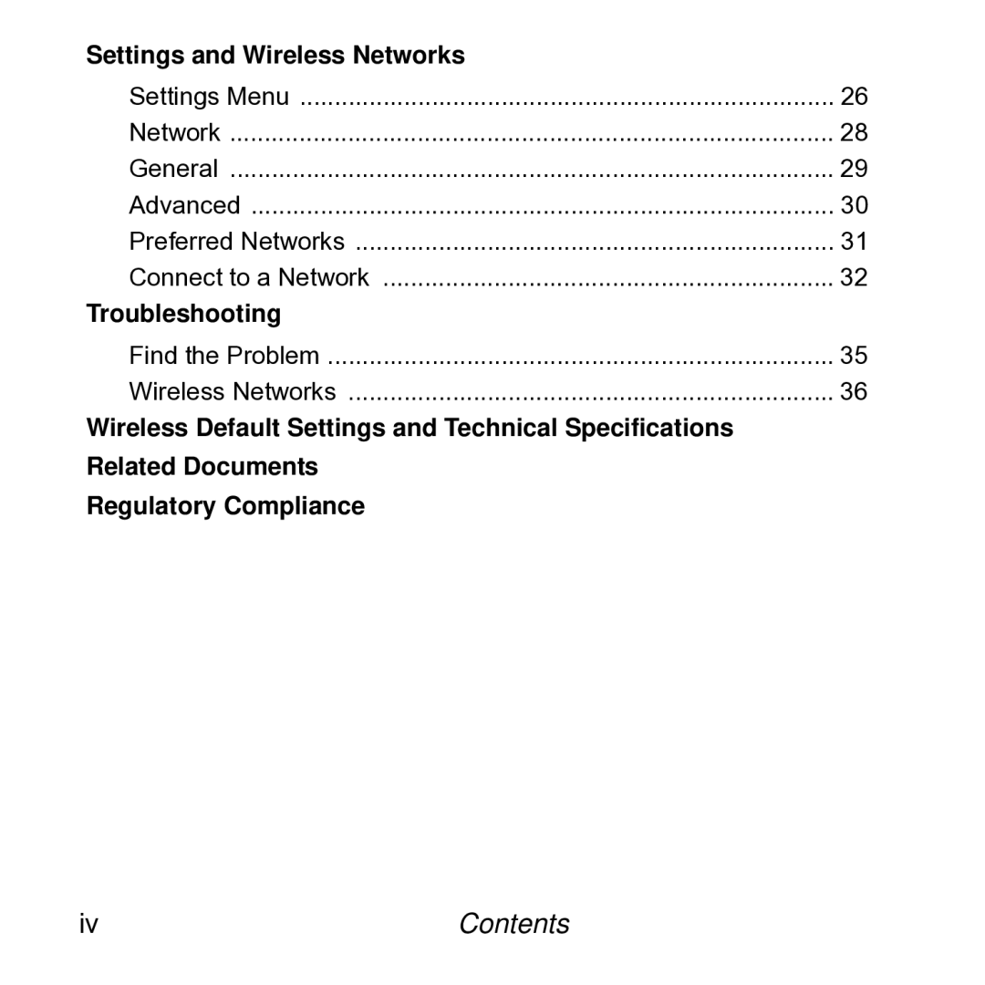 NETGEAR SPH101 manual Settings and Wireless Networks, Troubleshooting 