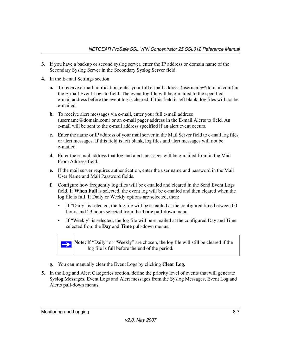 NETGEAR SSL312 manual V2.0, May 