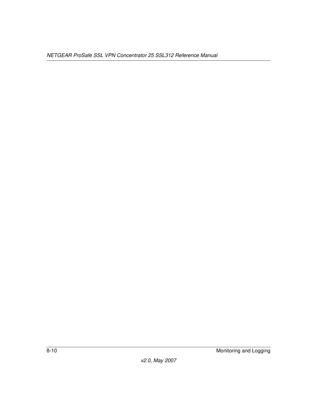 NETGEAR SSL312 manual V2.0, May 