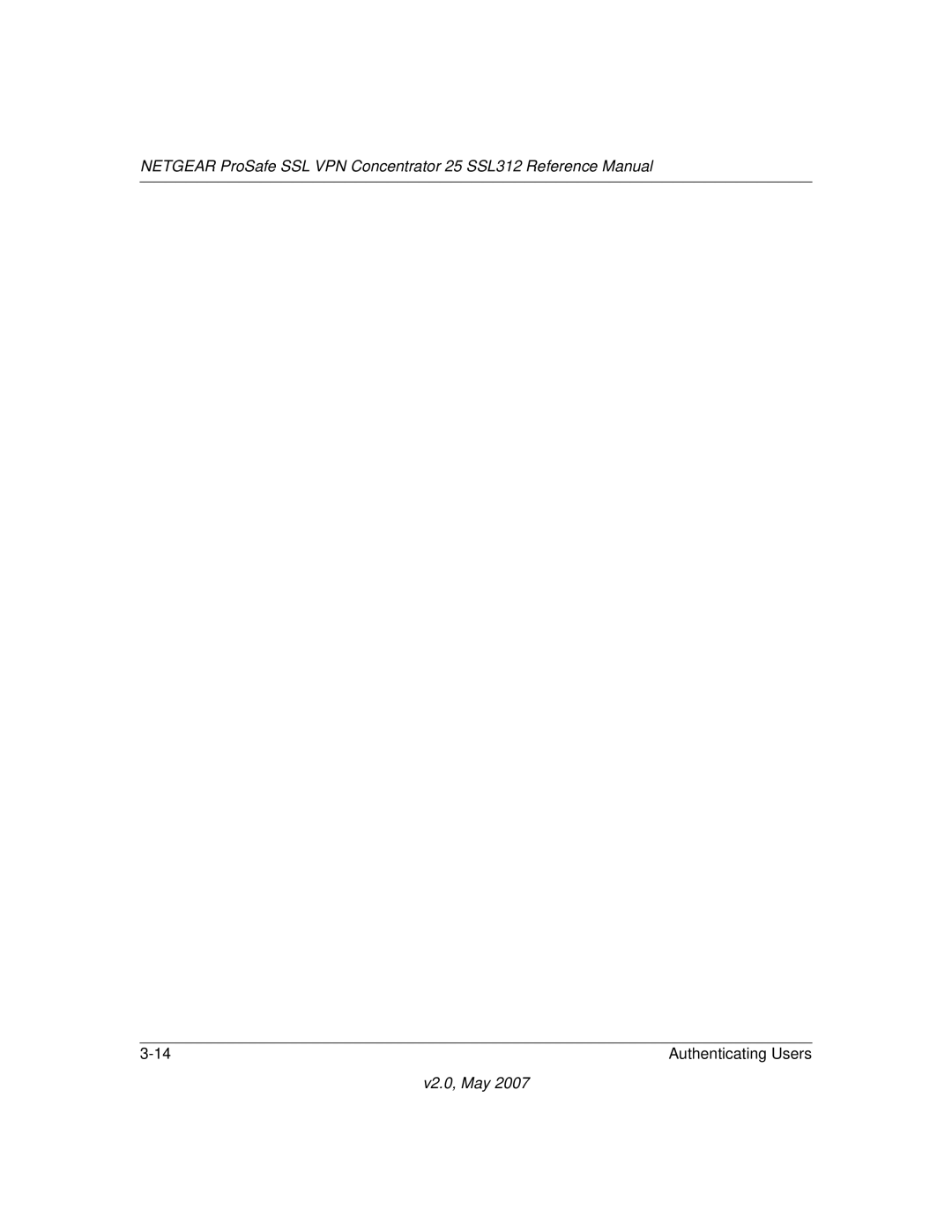 NETGEAR SSL312 manual V2.0, May 