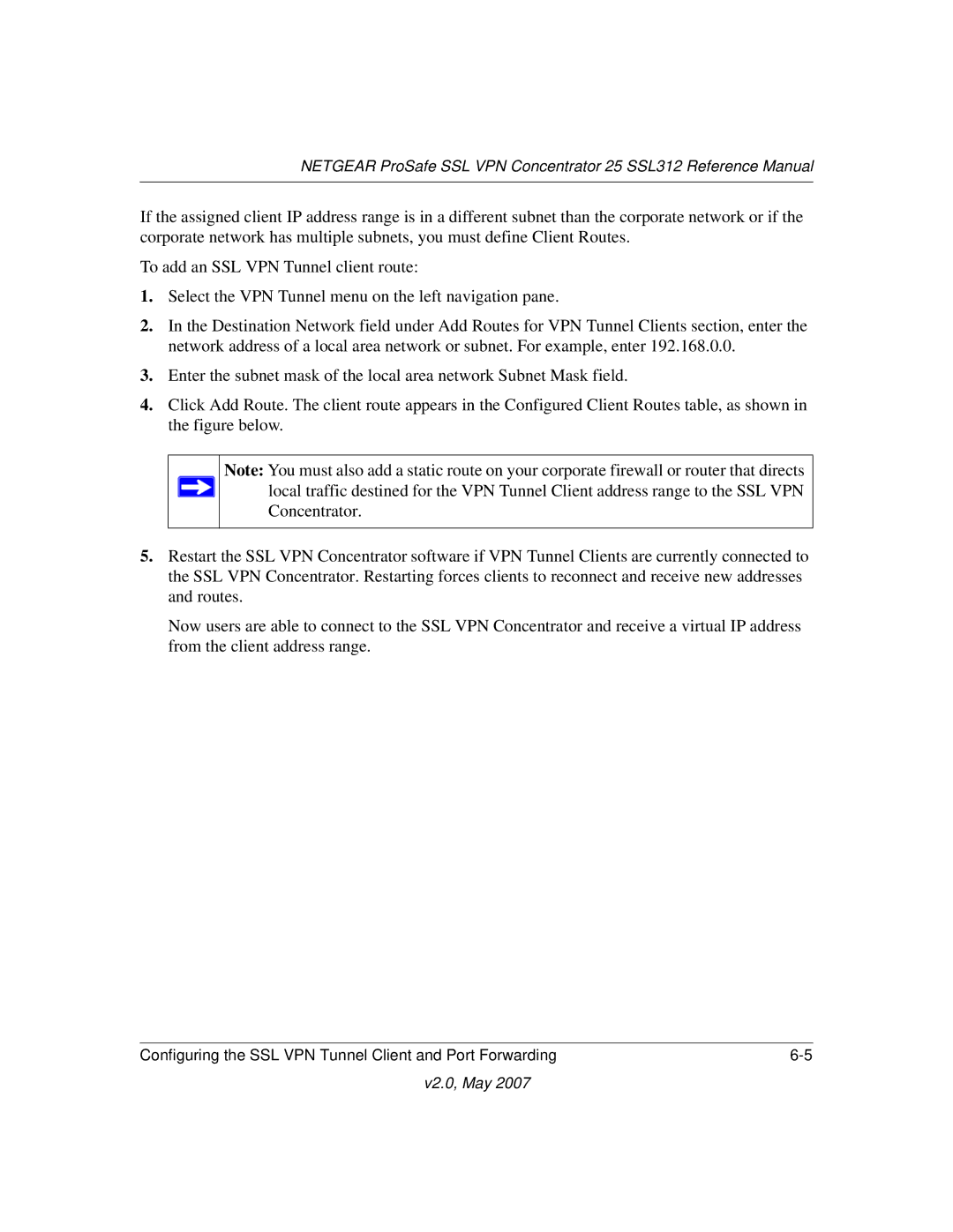 NETGEAR SSL312 manual V2.0, May 