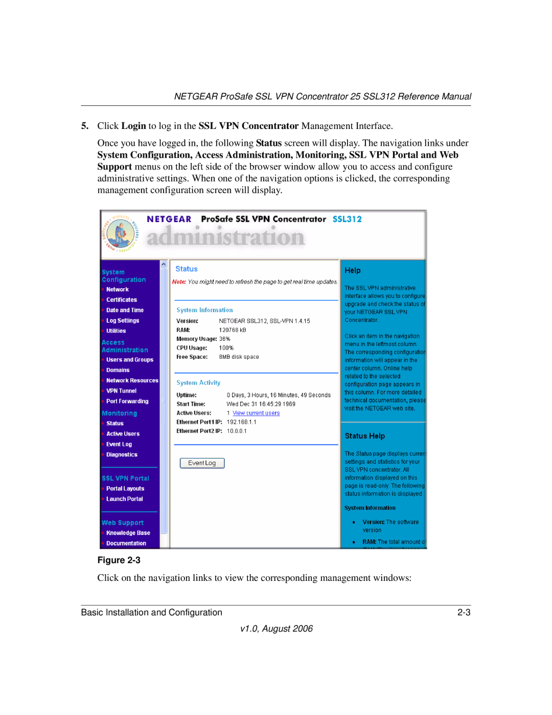 NETGEAR SSL312 manual V1.0, August 