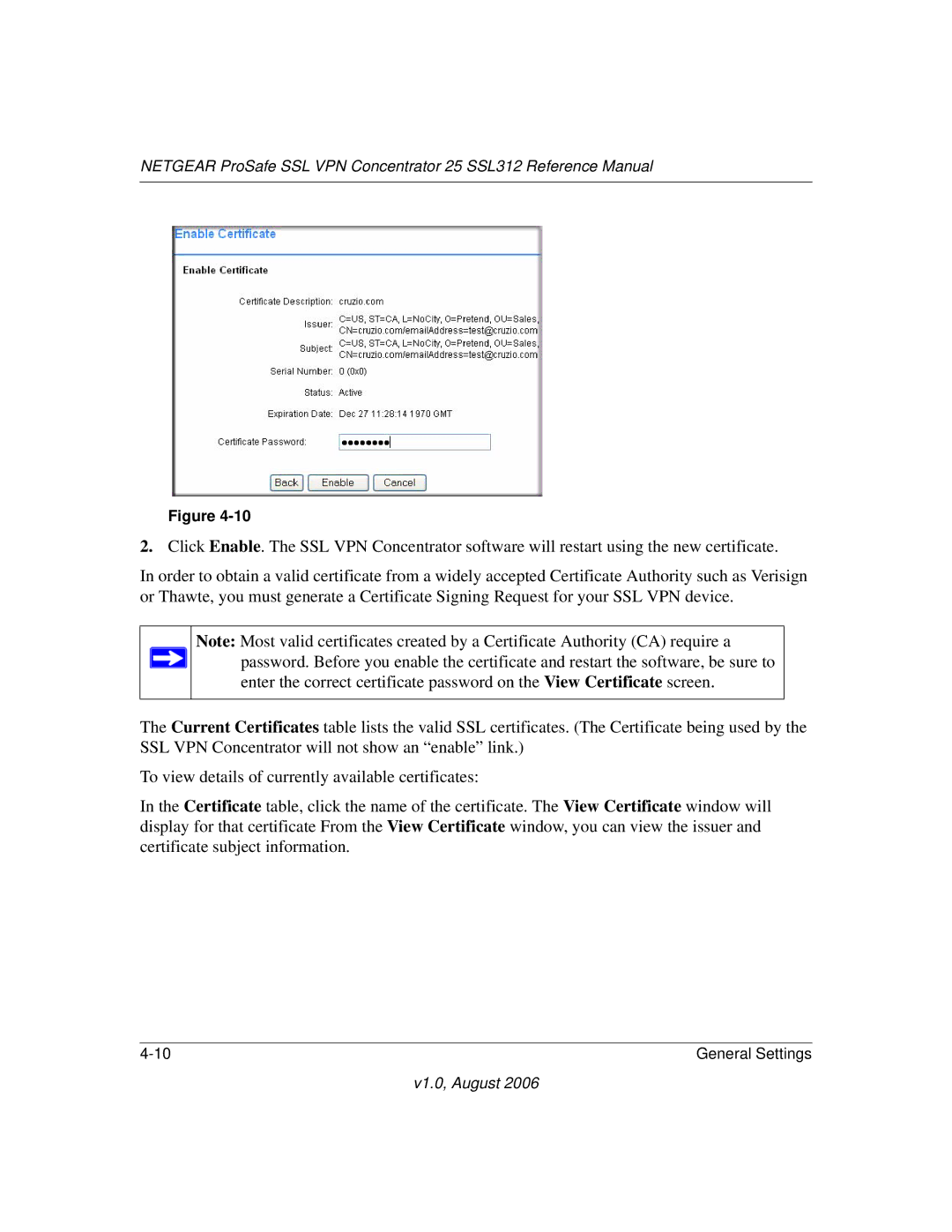 NETGEAR SSL312 manual V1.0, August 