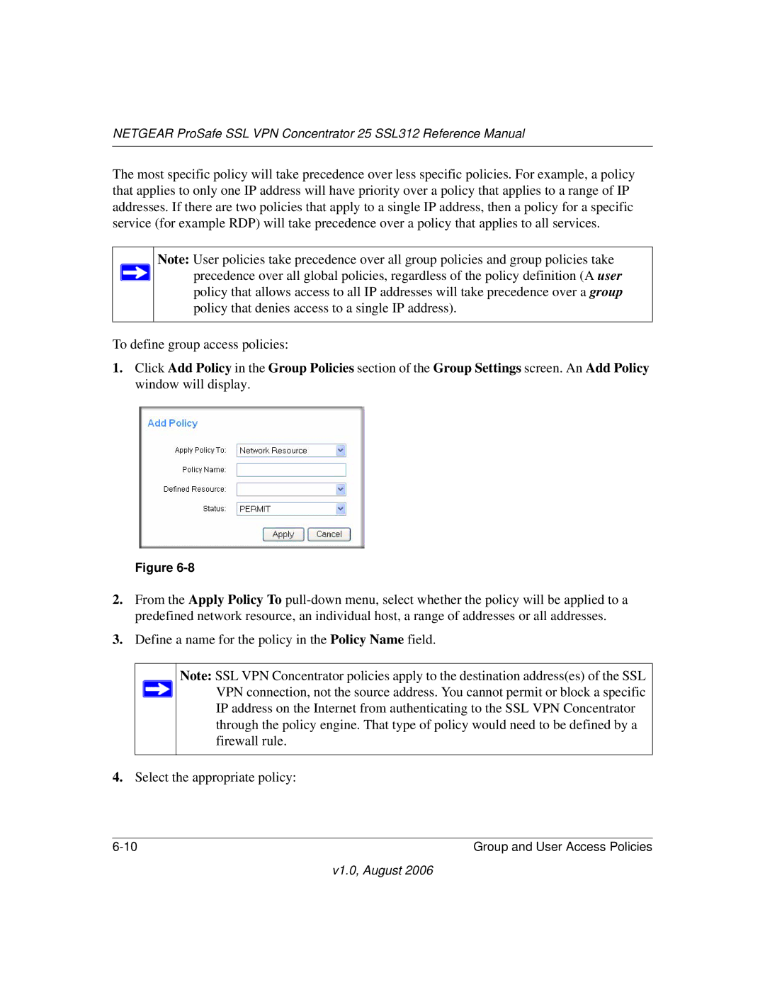 NETGEAR SSL312 manual V1.0, August 