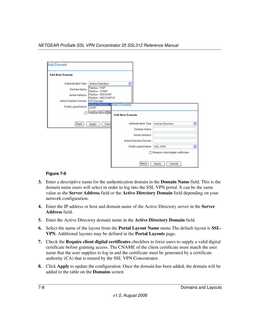 NETGEAR SSL312 manual V1.0, August 