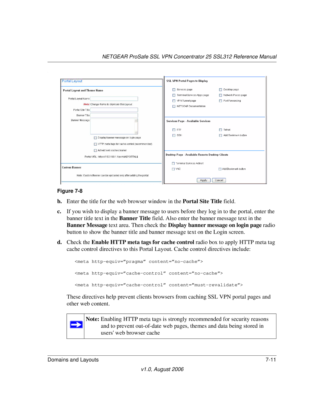 NETGEAR SSL312 manual V1.0, August 