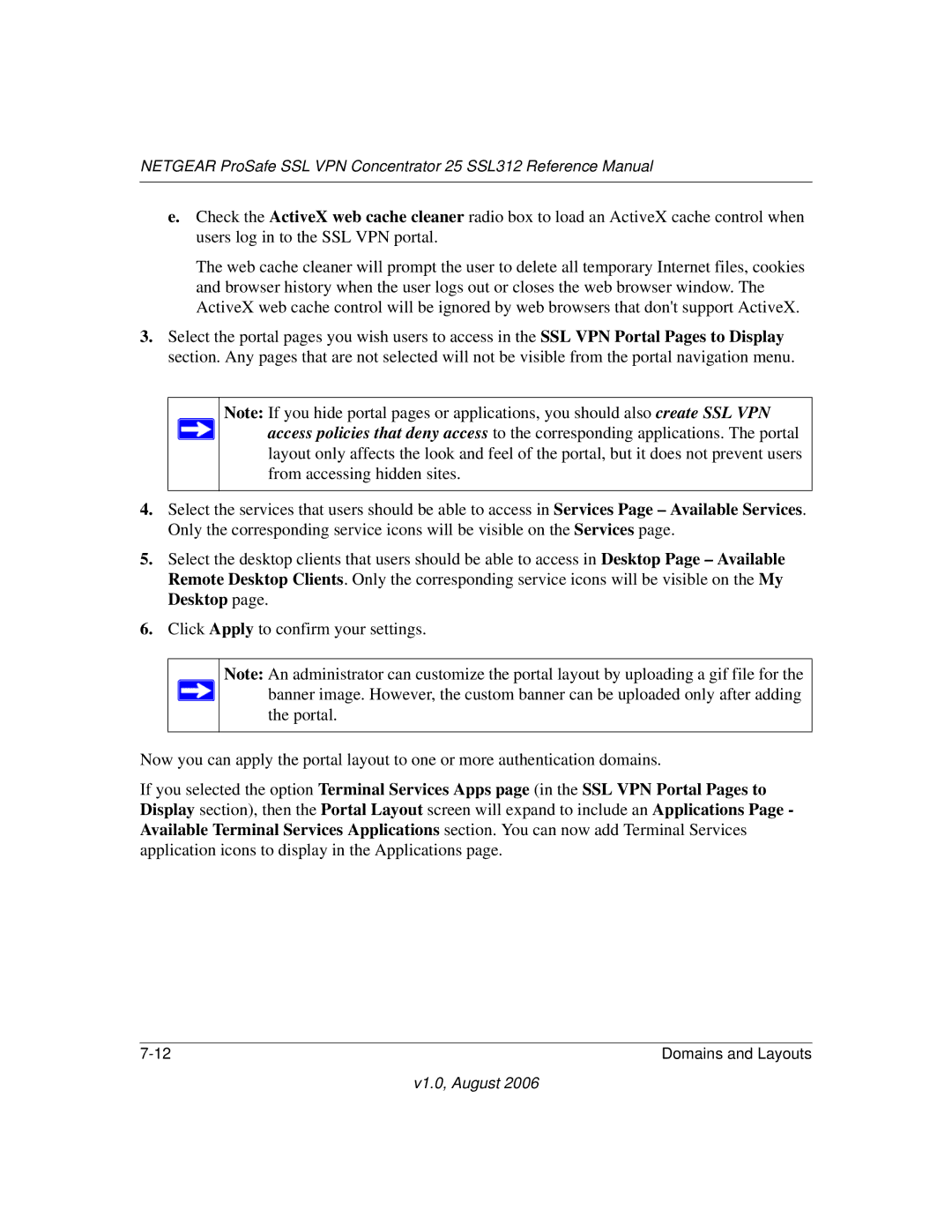 NETGEAR SSL312 manual V1.0, August 