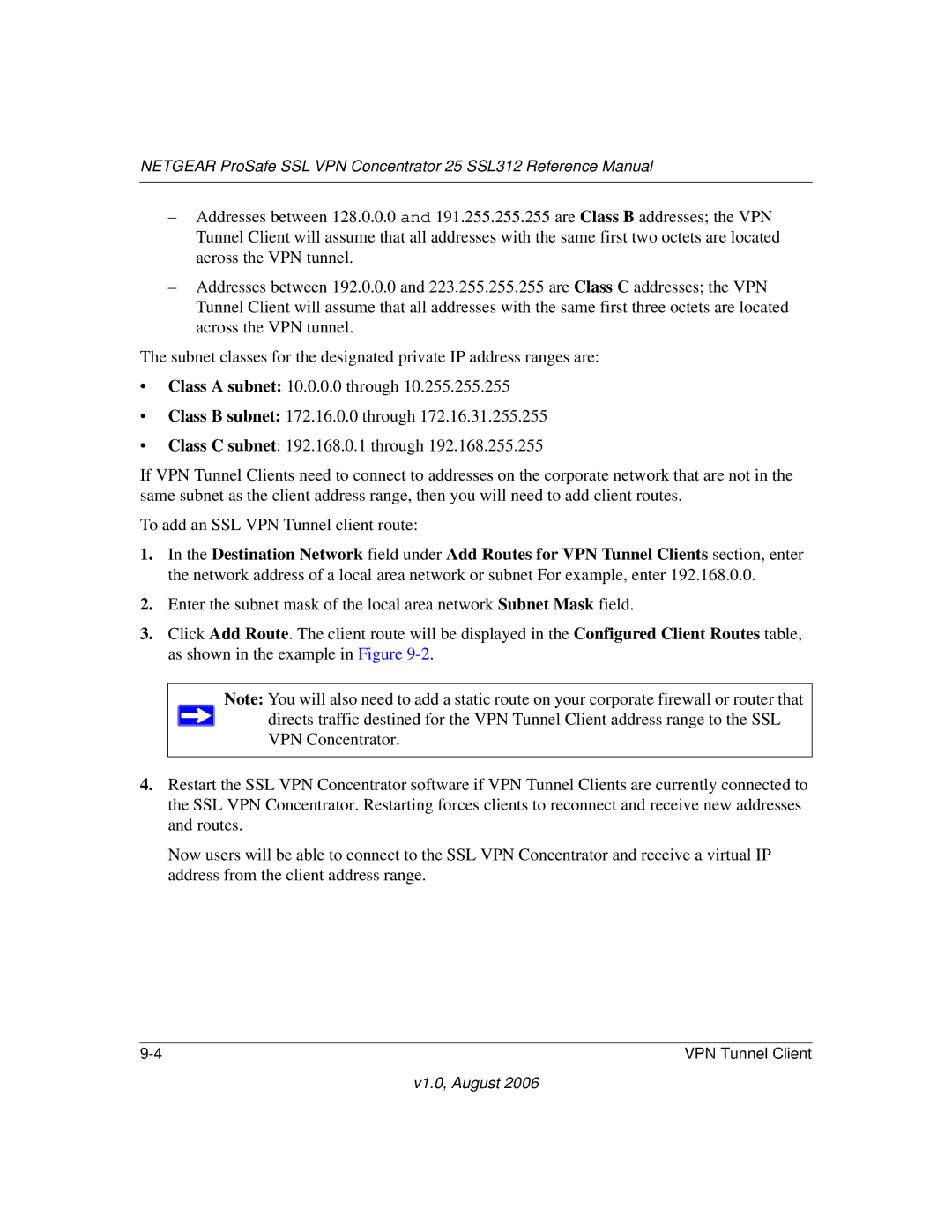 NETGEAR SSL312 manual V1.0, August 