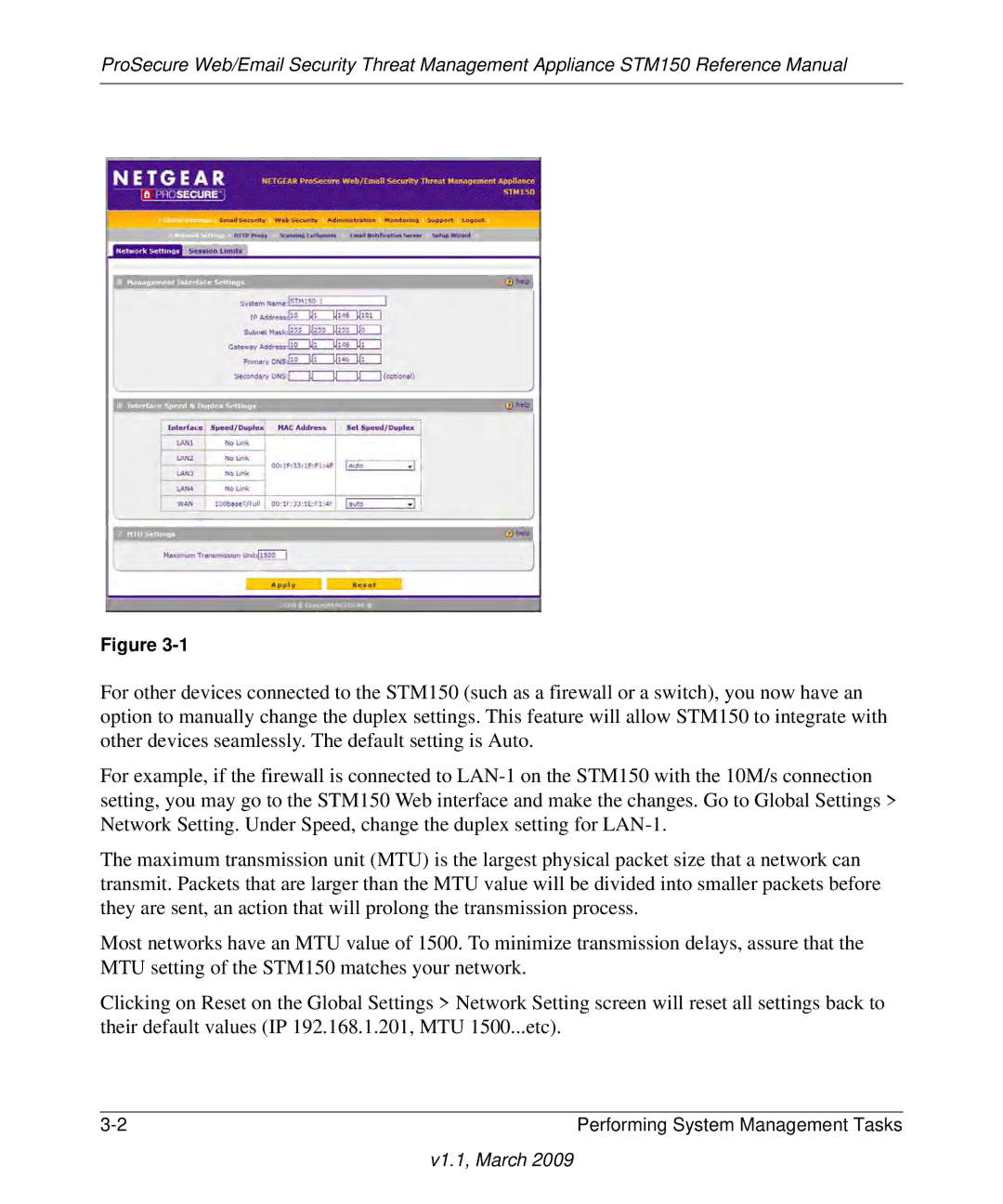 NETGEAR STM150EW3-100NAS manual V1.1, March 