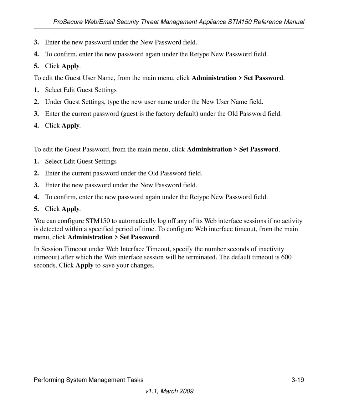 NETGEAR STM150EW3-100NAS manual V1.1, March 