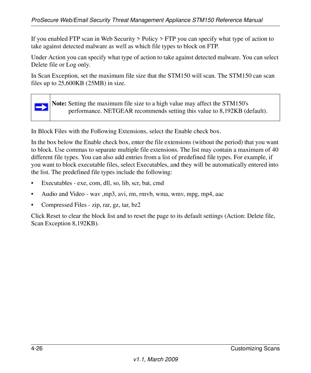 NETGEAR STM150EW3-100NAS manual V1.1, March 