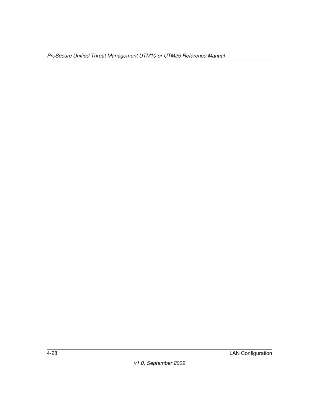 NETGEAR UTM25-100NAS, UTM10EW-100NAS, UTM25EW-100NAS manual V1.0, September 