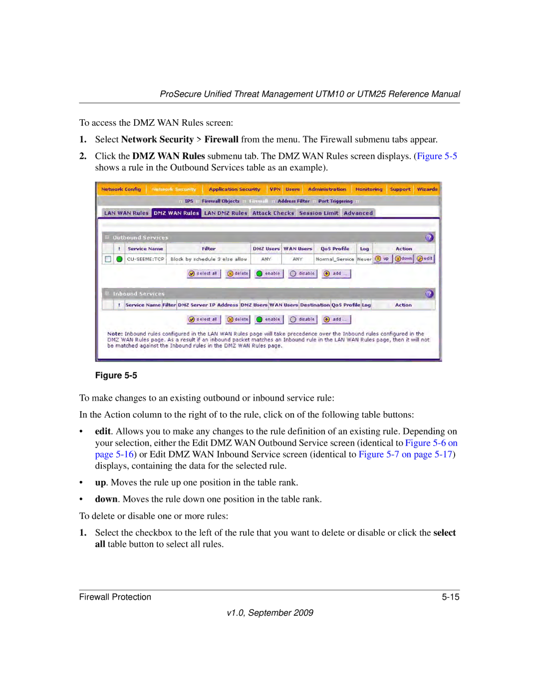 NETGEAR UTM25-100NAS, UTM10EW-100NAS, UTM25EW-100NAS manual V1.0, September 