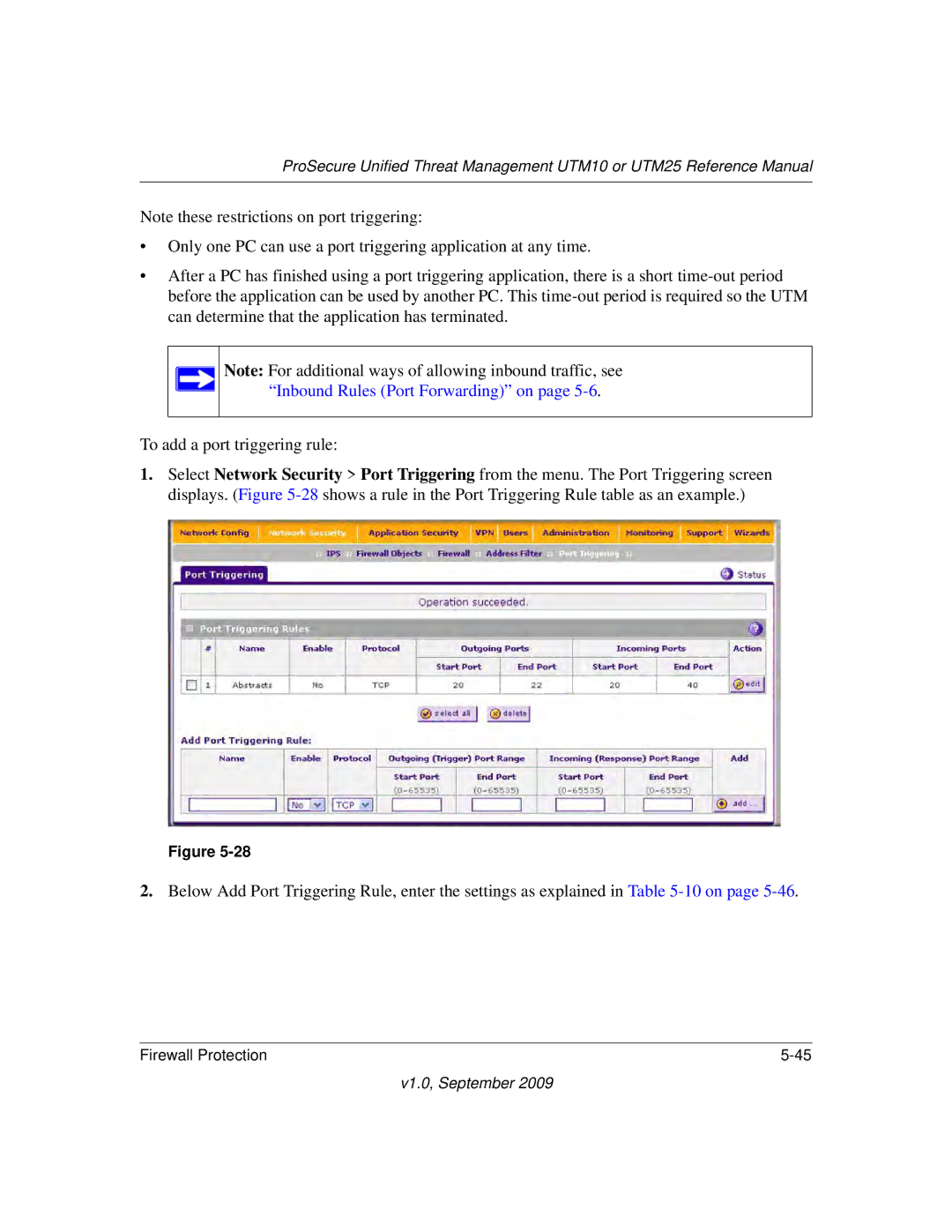 NETGEAR UTM25-100NAS, UTM10EW-100NAS, UTM25EW-100NAS manual V1.0, September 