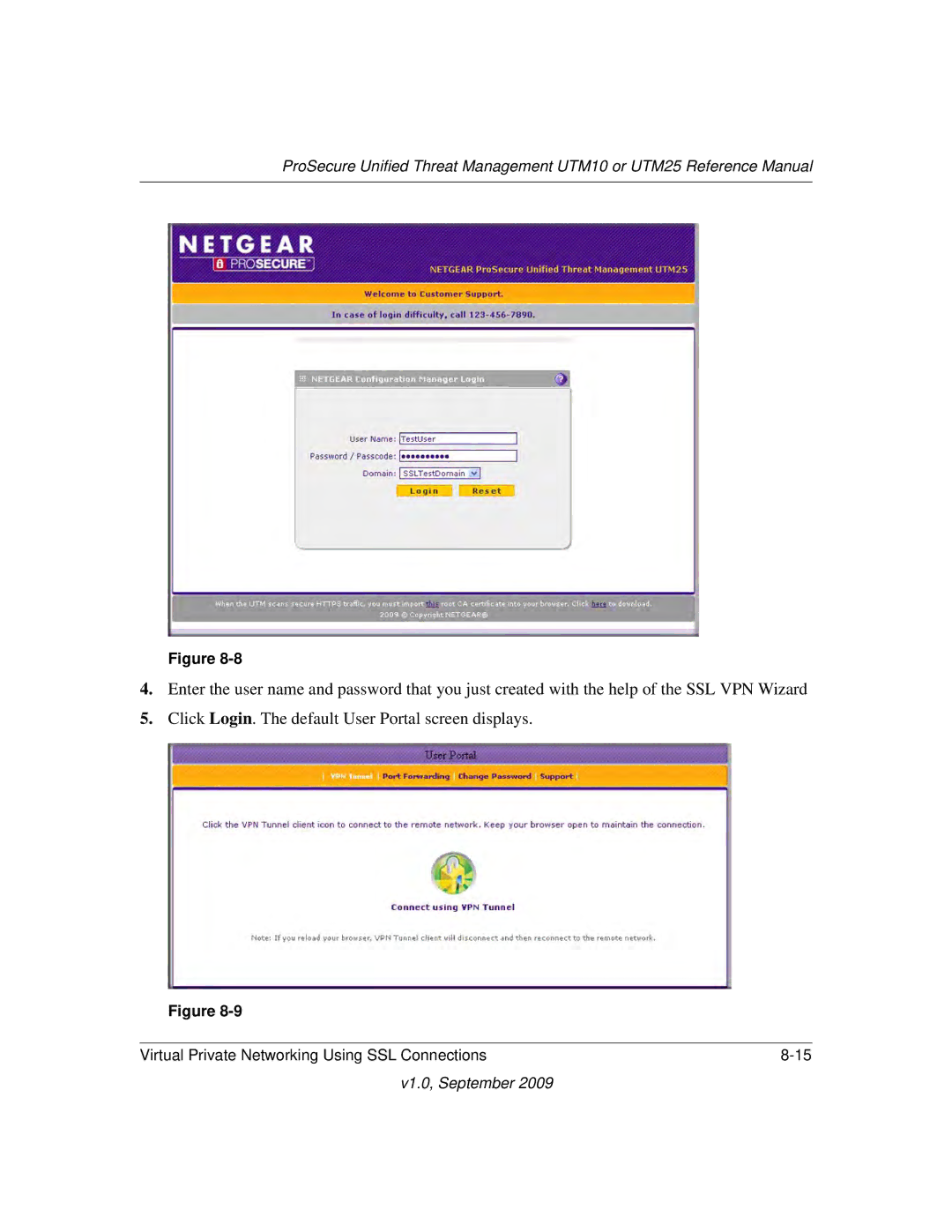 NETGEAR UTM10EW-100NAS, UTM25-100NAS, UTM25EW-100NAS manual V1.0, September 