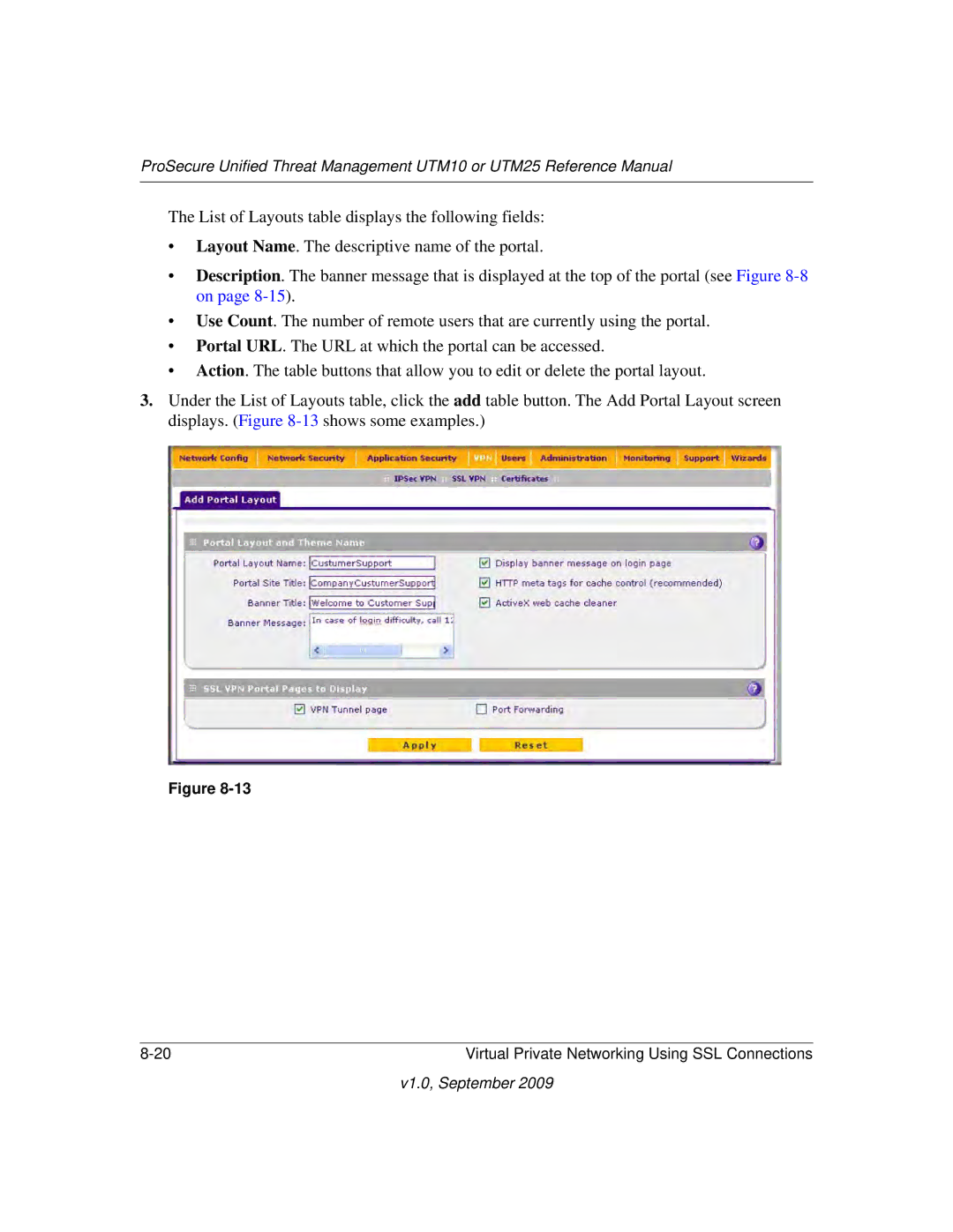 NETGEAR UTM25-100NAS, UTM10EW-100NAS, UTM25EW-100NAS manual V1.0, September 