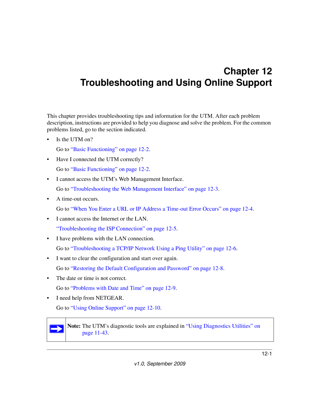 NETGEAR UTM25EW-100NAS, UTM25-100NAS, UTM10EW-100NAS manual Troubleshooting and Using Online Support 