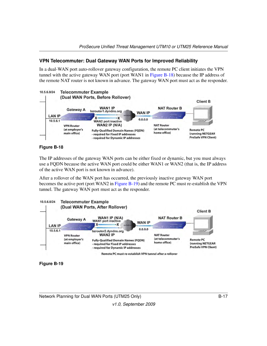 NETGEAR UTM10EW-100NAS, UTM25-100NAS, UTM25EW-100NAS manual Figure B-18 