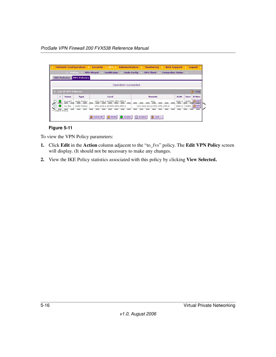 NETGEAR manual ProSafe VPN Firewall 200 FVX538 Reference Manual 